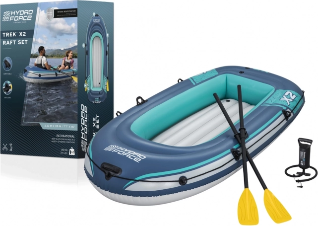 oppustelig båd 232 × 118 cm Bestway til 2 personer