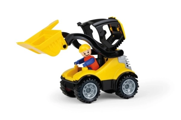 Auto Truckies læsser plast 20cm med figur i kasse 24m+