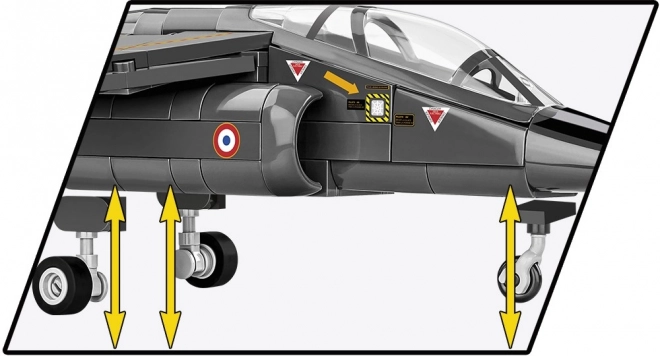 Væbnede Styrker Alpha Jet - Byggesæt 364 dele