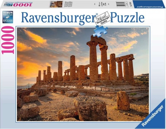 Ravensburger puslespil Tempeldal 1000 brikker