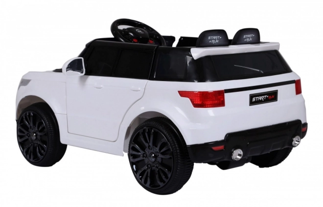 Elektrisk bil Land Rapid Racer hvid