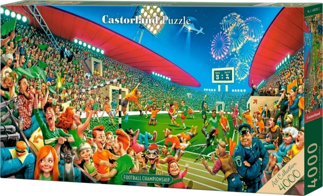 Puzzle Castorland Kunstsamling: Fodboldmesterskab 4000 brikker