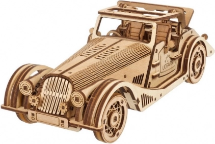 Ugears 3D mekanisk træpuslespil sportsvogn Rapid Mouse