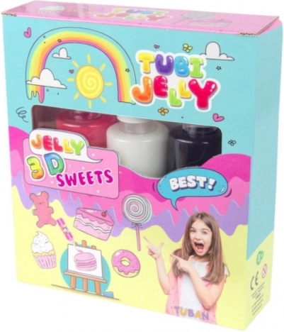 Sæt Tubi Jelly 3 farver – slik