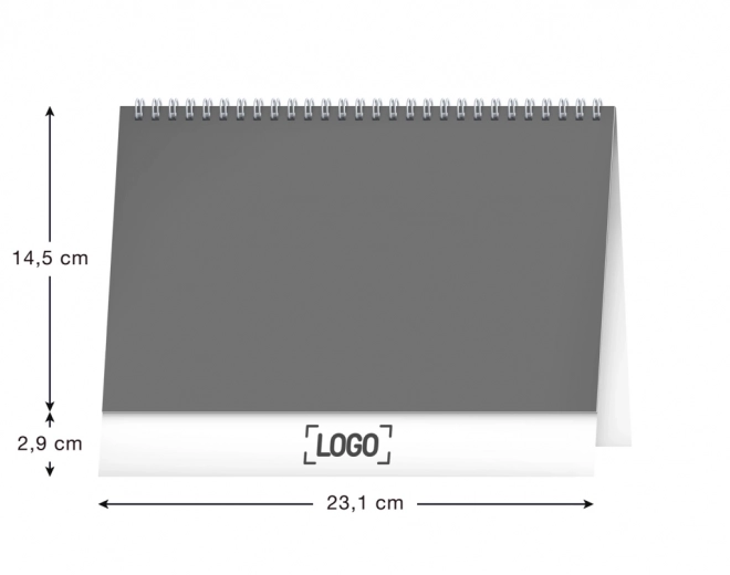 NOTIQUE Bordkalender Gårdmand 2025, 23,1 x 14,5 cm