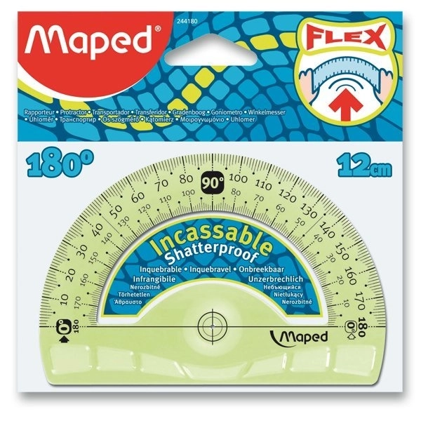 MAPED Bøjelig vinkelmåler (mix)