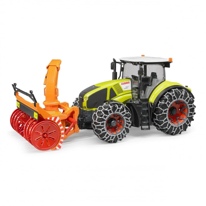 Bruder Traktor Class Axion 950 med snefræser
