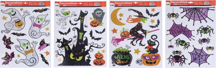 Vinduesdekoration Halloween 41 × 29 cm