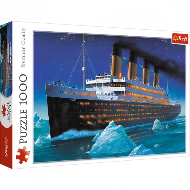Puslespil Titanic 1000 brikker i æske 40x27x6cm