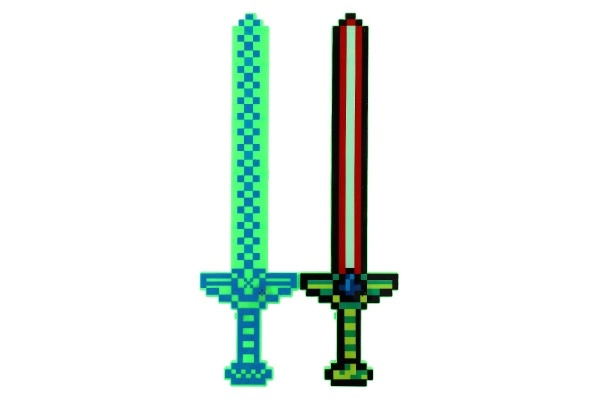 Retro pixel design