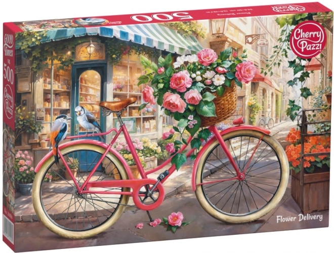 Blomst Levering Puslespil 500 brikker