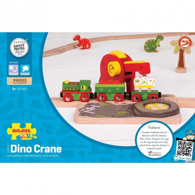 Bigjigs Rail Dinosaur Kran