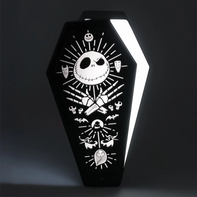 3D lys Nightmare Before Christmas i form af kiste