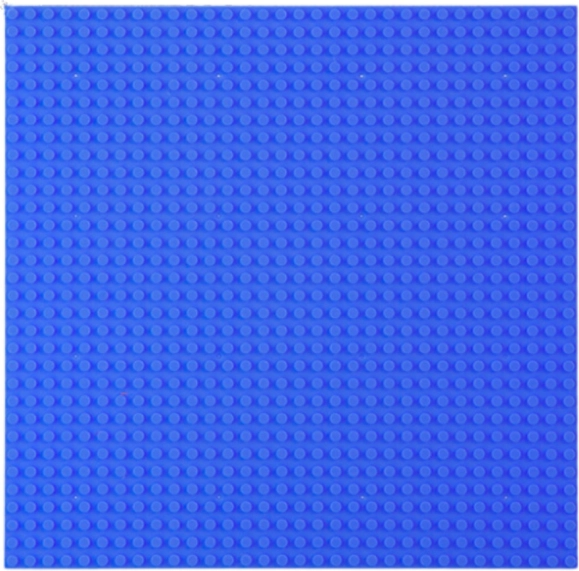 Granatrød byggeplade til byggesten 40x40 cm