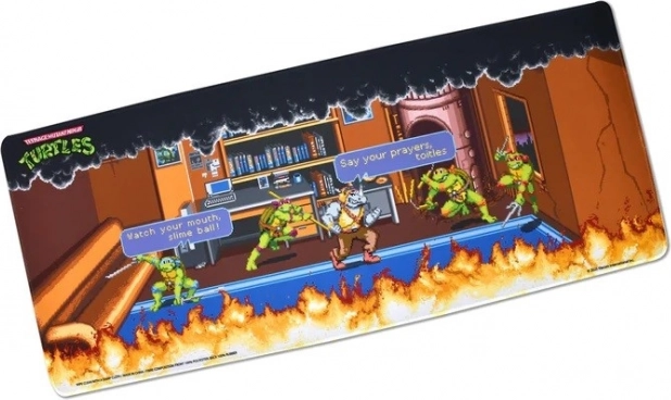 Gaming-musemåtte Ninja Turtles 30 × 80 cm