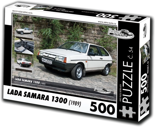 retro-auta puslespil lada samara 1300 (1989) 500 brikker
