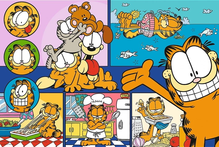 Puslespil 100 brikker – doven GARFIELD (Trefl)