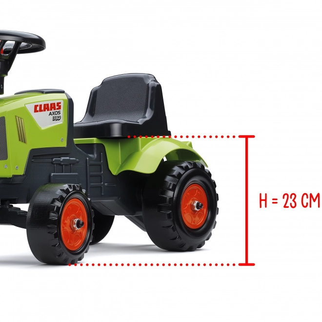 Gåbil - Claas traktor med rat og trailer