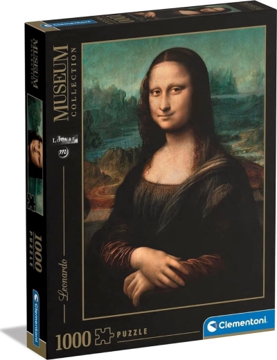 Puslespil 1000 brikker CLEMENTONI Leonardo – Mona Lisa (Museum Collection)
