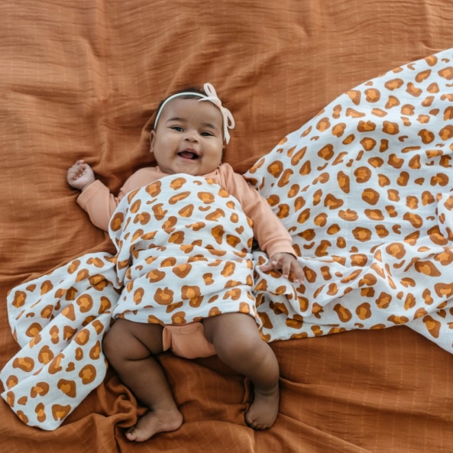 Stilfuldt motiv: hvid leopard