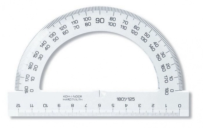 KOH-I-NOOR vinkelmåler 12 cm klar