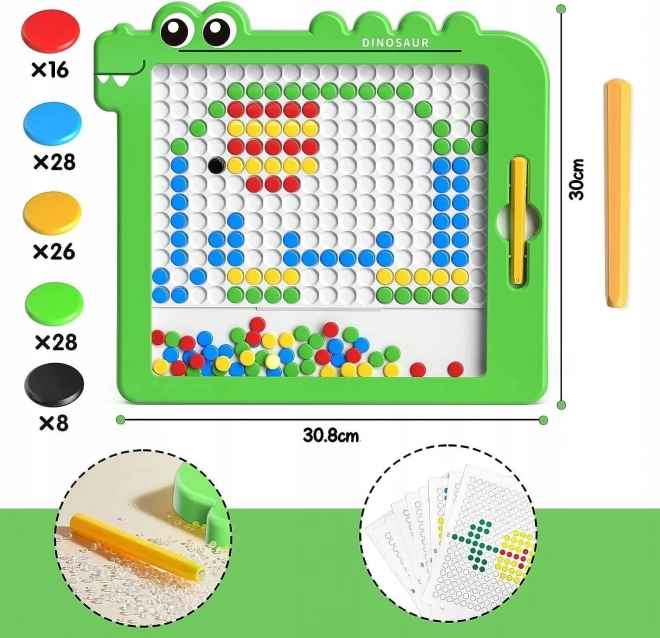 Magnetisk tavle til børn MagPad Dinosaur fra WOOPIE