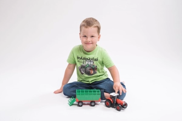 Traktor Zetor med trailer med lys- og lydeffekter - 36 cm