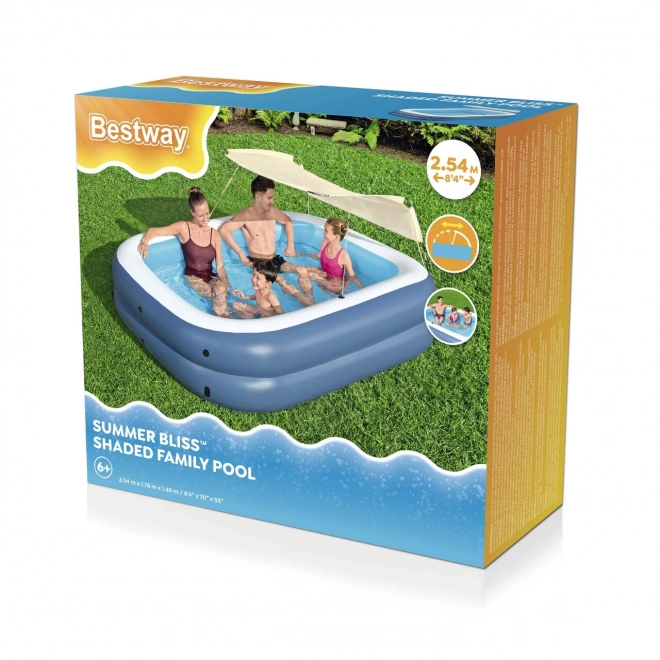 BESTWAY Pool 254x178x140cm med tag