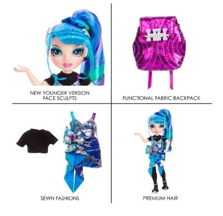 Dukke Holly De Vious fra specialudgaven Rainbow High Jr High