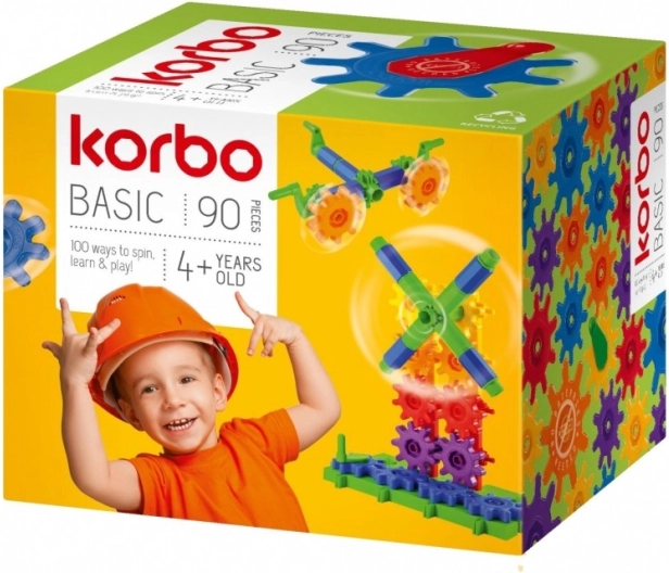 Byggesæt Korbo Basic med 90 dele