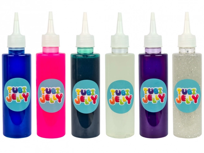 TUBAN TUBI JELLY sæt 6 farver med lille akvarium – havfrue