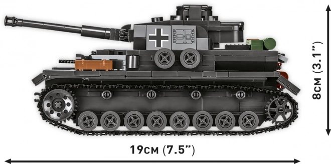 COBI 3127 Anden Verdenskrig Tysk tank Panzerkampfwagen IV Ausf. G 1:35