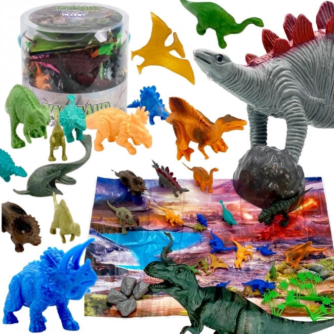Dinosaur Figurer Sæt 34 stk WOOPIE