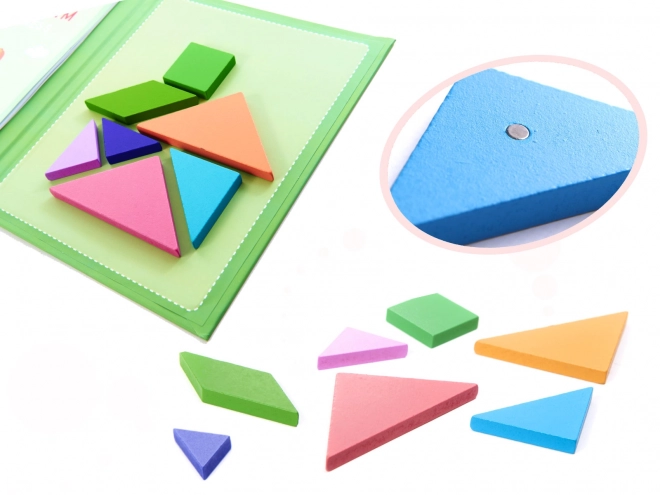 Magnetisk 3D puslespil tangram blokke