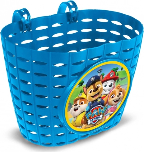 Justerbar cykel- og løbehjulskurv med Paw Patrol-motiv