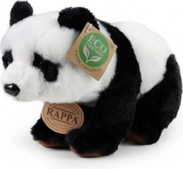 stående plysbamse panda 22 cm, miljøvenlig fra Rappa