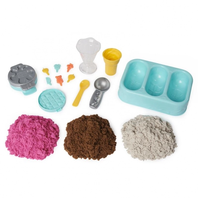 Kinetisk sand velduftende isvafler