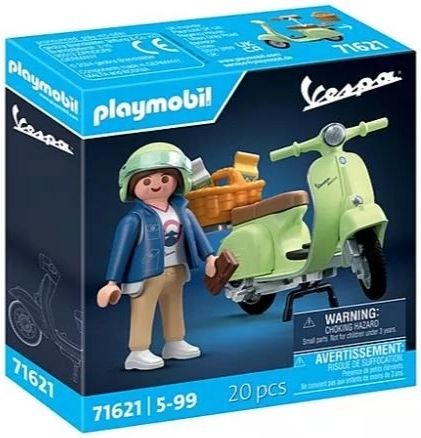 Sæt med figurer Vespa 1969 150 Sprint Veloce lysegrøn