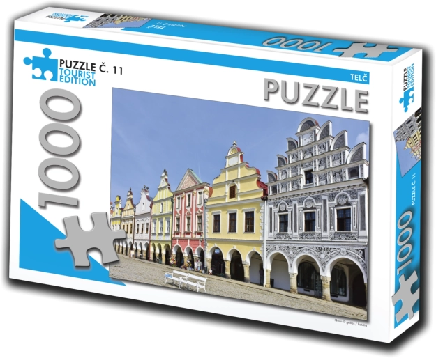 Puslespil Telč – turistisk udgave, 1000 brikker