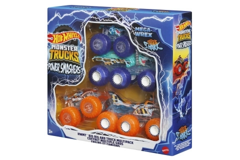 Hot Wheels Monster Trucks Power Smashers bilsæt