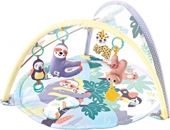 Legetæppe med bøjle Funny Jungle til babyer