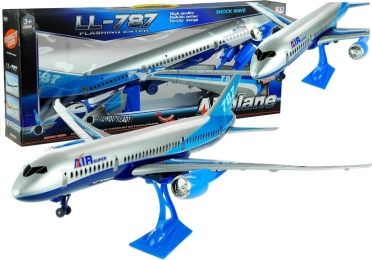 Marineblå stander til flymotor 69 cm