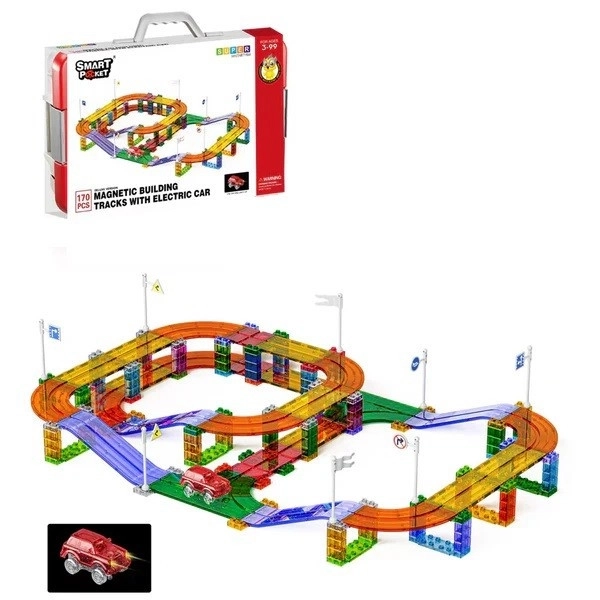 Magnetiske mursten 170 dele