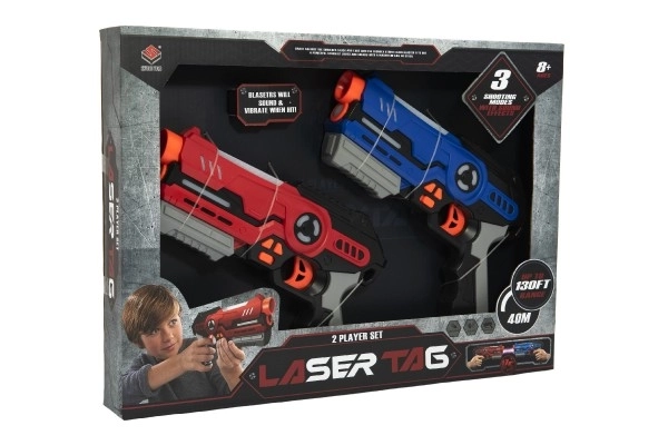 Laserpistol spil for to spillere