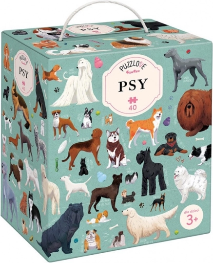 Puslespil 40 brikker Puzzlove – hunde