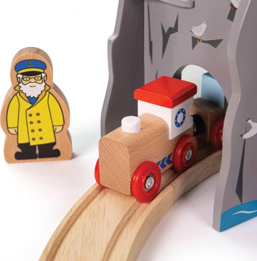 Firevejs tunnel med fyrtårn