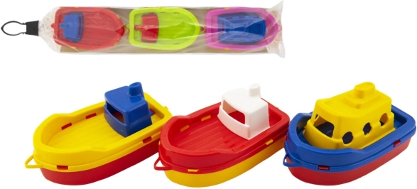 Plastbåde til vandleg 3 stk., 14 cm