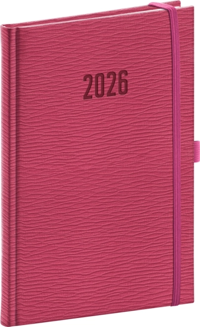 Ugentlig Rivoli-kalender rosa 2026