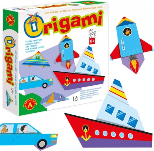 alexander mit første origami – både