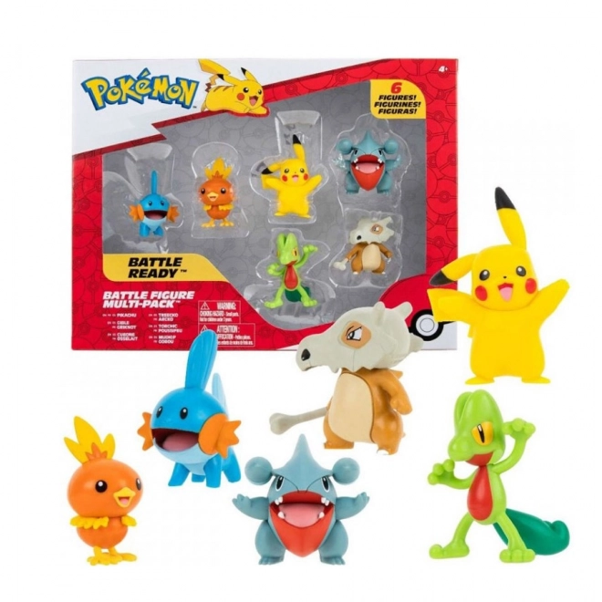Pokemon sæt - 6 figurer